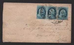 $US Sc#8a pair+7 on Cover Pos. 18-19R1E+15RiE APS+Doporto Certs, RARE Cv. $2500+