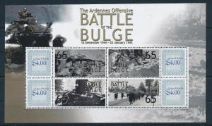 [81150] Antigua & Barbuda 2009 WWII Ardennes offensive Belgium Sheet MNH