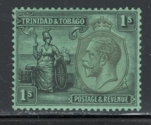 Trinidad and Tobago 1925 King George V & Britannia 1sh Scott # 29 MH