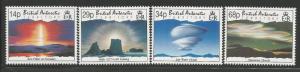 BRITISH ANTARCTIC TERRITORY 198-201 MNH ATMOSPHERIC PHENOMENA SET 1992