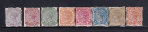 Mauritius Scott # 68 - 75 Set F-VF OG previously hinged cv $ 212 ! see pic !