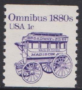 1897 Omnibus F-VF MNH transportation coil single