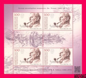 KYRGYZSTAN 2017 Famous People Writer John Ronald Reuel Tolkien (1892-1973) ms NH