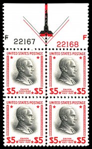 U.S. #834 MINT PL# BLOCK OF 4 OG NH