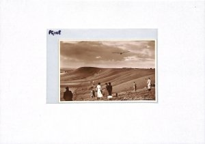 GB RP Postcard Aviation GLIDER Dunstable Downs Real Photo 1939 {ex Slater}PG108