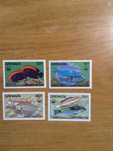 Grenada  #  1211-1214  MNH