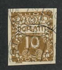 Czechoslovakia; Scott J2; 1918; Used