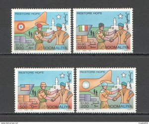 1993 Somalia Restore Hope Military Assistance #456-9 Michel 9,5 Euro ** Nw1517