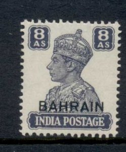 Bahrain 1942-44 KGVI Opt on India 8a MLH