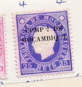 Mozambique 1892 Early Issue Fine Mint Hinged 25r. Optd 262610