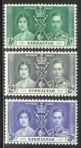 Gibraltar Sc # 104-06 MNH