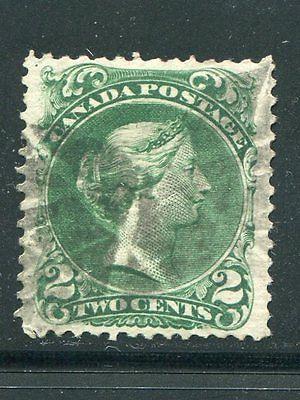 Canada #24 Used VF  wide stamp   - Lakeshore Philatelics