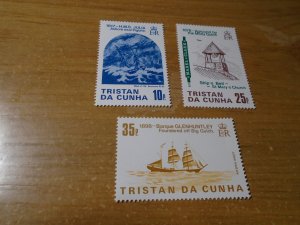Tristan da Cunha  #  368-70  MNH