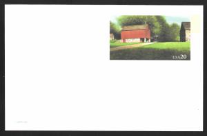 US #UX198 20c Red Barn