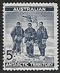 Australian Antarctic Territory # L6 - South Pole Expedition - Used....(KlBl9)