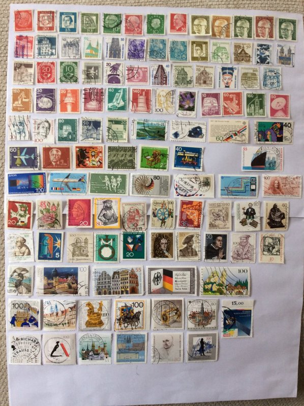 German 100+ stamps - Lot 8