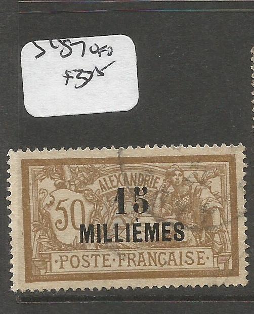 French Alexandria SC 57 VFU (10cpp)