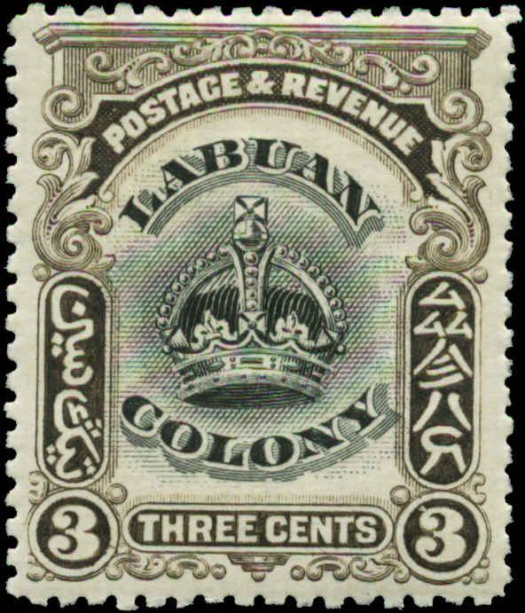 Labuan Scott #100A Mint