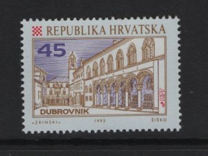 Croatia   #111  MNH  1992 Cities and landmarks  45d