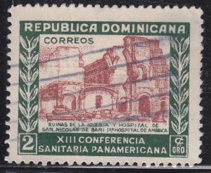 Dominican Republic 444 Ruins of San Nicolas de Bari 1950