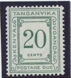 Kenya Uganda Tanganyika SG D9 Mint Never Hinged  Postage Due 