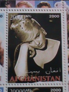 ​AFGHANISTAN -2000 MARILYN MONROE MNH SHEET. #3