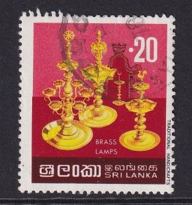 Sri Lanka  #522 used 1977   handicrafts 20c