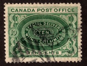 KAPPYS CANADA NEWFOUNDLAND SCOTT E1 SPECIAL DELIVERY USED VF CV $110 SB141