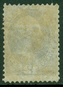 EDW1949SELL : USA 1874 Scott #162 Mint, part OG. Deep color. PSAG Cert Cat $2400