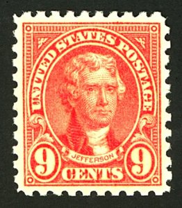 U.S. #590 MINT OG NH