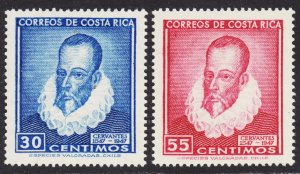 Costa Rica Scott 249-50 complete set F to VF mint OG H.