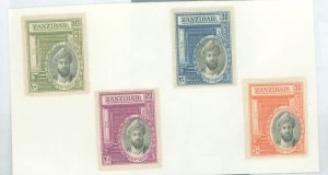 Zanzibar #214-217  Single (Complete Set)