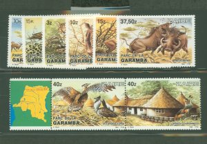 Zaire #1131-38 Mint (NH)  (Animals)