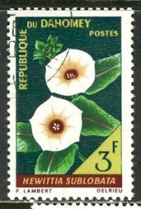 Dahomey 1967: Sc. # 227; Used CTO Single Stamp