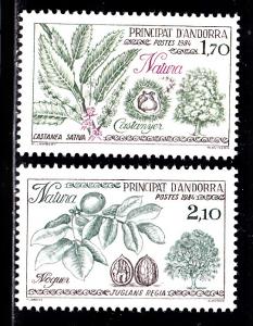 Andorra-French 325-26 MNH 1984 Nature Protection