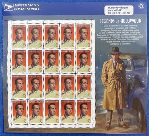 Scott 3152 HUMPHREY BOGART Sheet of 20 US 32¢ Stamps MNH 1997