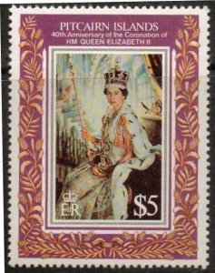 PITCAIRN ISLANDS SG430 1993 ANNIV OF CORONATION MNH (m)