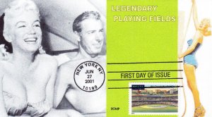 ROMP FDC #3514 Polo Grounds Legendary Playing Fields Baseball Marilyn & Joe