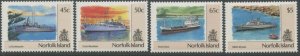 NORFOLK IS. Sc#481-483, 490a 1991 50c Carge Ships Part Set OG Mint NH