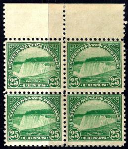 U.S. 568 FVF MNH Blk/4 (0718)