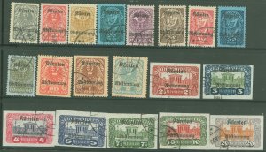 Austria #B11-B29 Used Single (Complete Set)