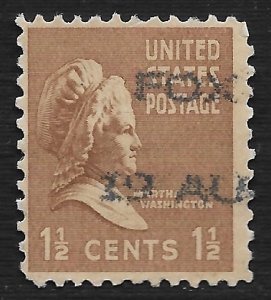 US #805 1 1/2c Martha Washington