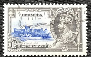 Bermuda #101 Used Single Windsor Castle King George V L21