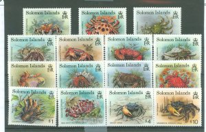 Solomon Islands (British Solomon Islands) #733-747  Single (Complete Set)