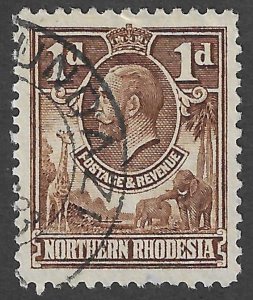 Northern Rhodesia (1925) - Scott # 2,    Used