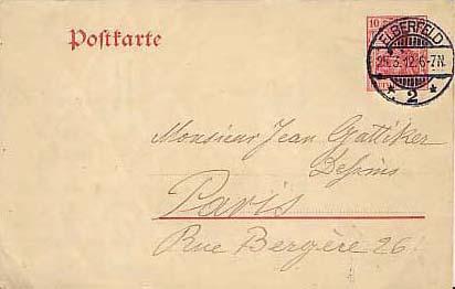 Germany, Government Postal Card