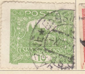 A5P64F41 Czechoslovakia 1919-20 10h Perf 13 3/4x13 1/2 used