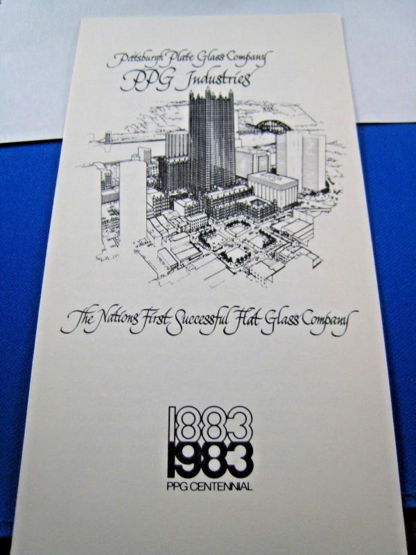 PPG INDUSTRIES 1983 SET OF 3 COVERS WITH PPG BROCHURE INSERTS