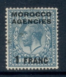 BFPO-Morocco Agencies 1917-23 KGV Opt on GB 1f on 10d FU