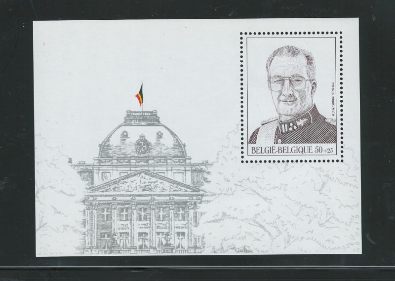 BELGIUM  1996 KING LEOPOLD,MNH, MS  #B1141 C.V. $5.50